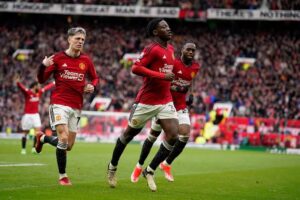 Man United youngster Kobbie Mainoo apologises for his celebration after his goal against Liverpool