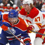 NHL: Calgary Flames at Edmonton Oilers