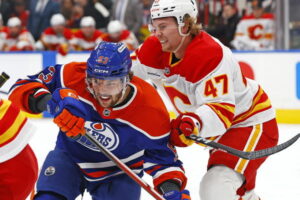 NHL: Calgary Flames at Edmonton Oilers