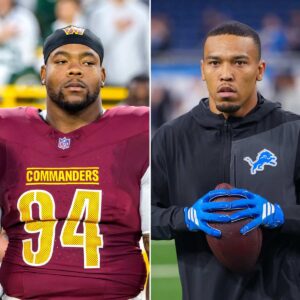 Commanders-Daron-Payne-Suspended-for-Punching-Lions-Amon-Ra-St-Brown-in-Chaotic-Scene