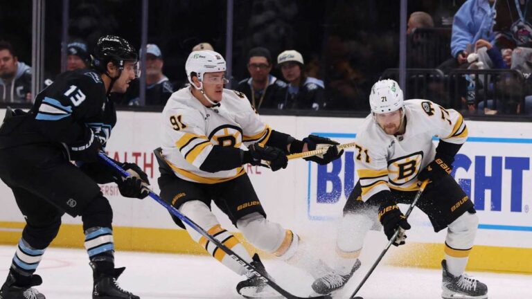 Viktor-Arvidsson-and-Nikita-Zadorov-in-action-for-Bruins